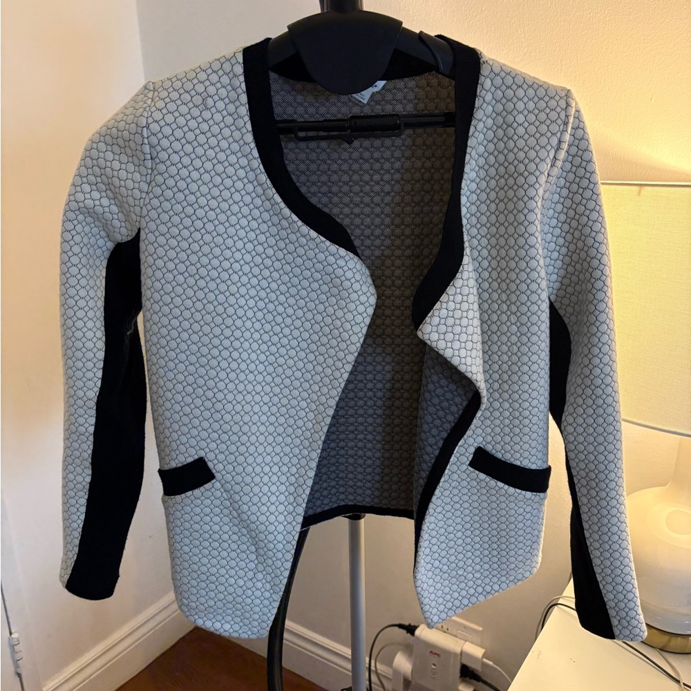 Club Monaco Monochrome Hexagon Blazer